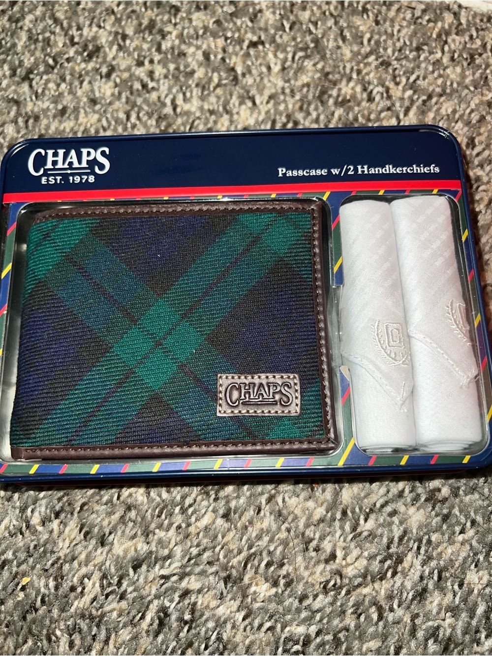 Chaps wallet and handkerchief